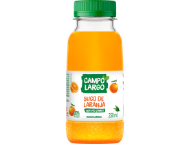 SUCO CAMPO LARGO PET LARANJA 250ML