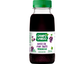 SUCO CAMPO LARGO PET UVA 250ML CX 12 UND
