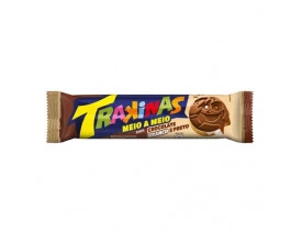 TRAKINAS MEIO A MEIO CHOCOLATE BRANCO UN 126G