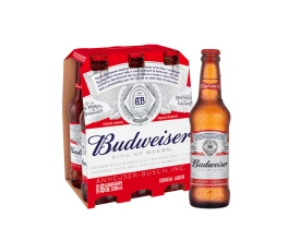 CERVEJA BUDWEISER LONG NECK 330ML 6UN
