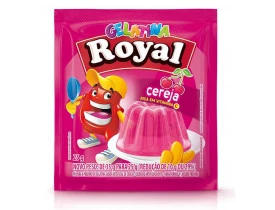 GELATINA ROYAL CEREJA  15 UN 25G