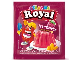 GELATINA ROYAL FRAMBOESA 15 UN 25G