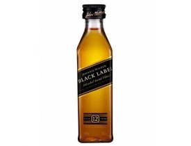 WHISKY JOHNNIE WALKER BLACK LABEL 50ML 12UN