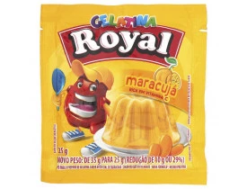 GELATINA ROYAL MARACUJA 15 UN 25G