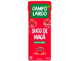 SUCO CAMPO LARGO MACA 200ML