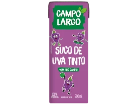 SUCO CAMPO LARGO UVA 200ML